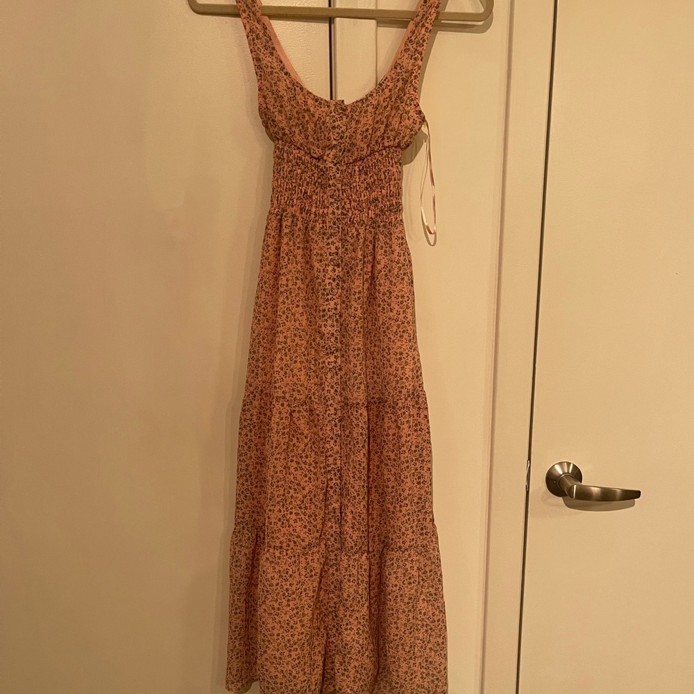 Urban Outfitters FLORAL MIDI DRESS